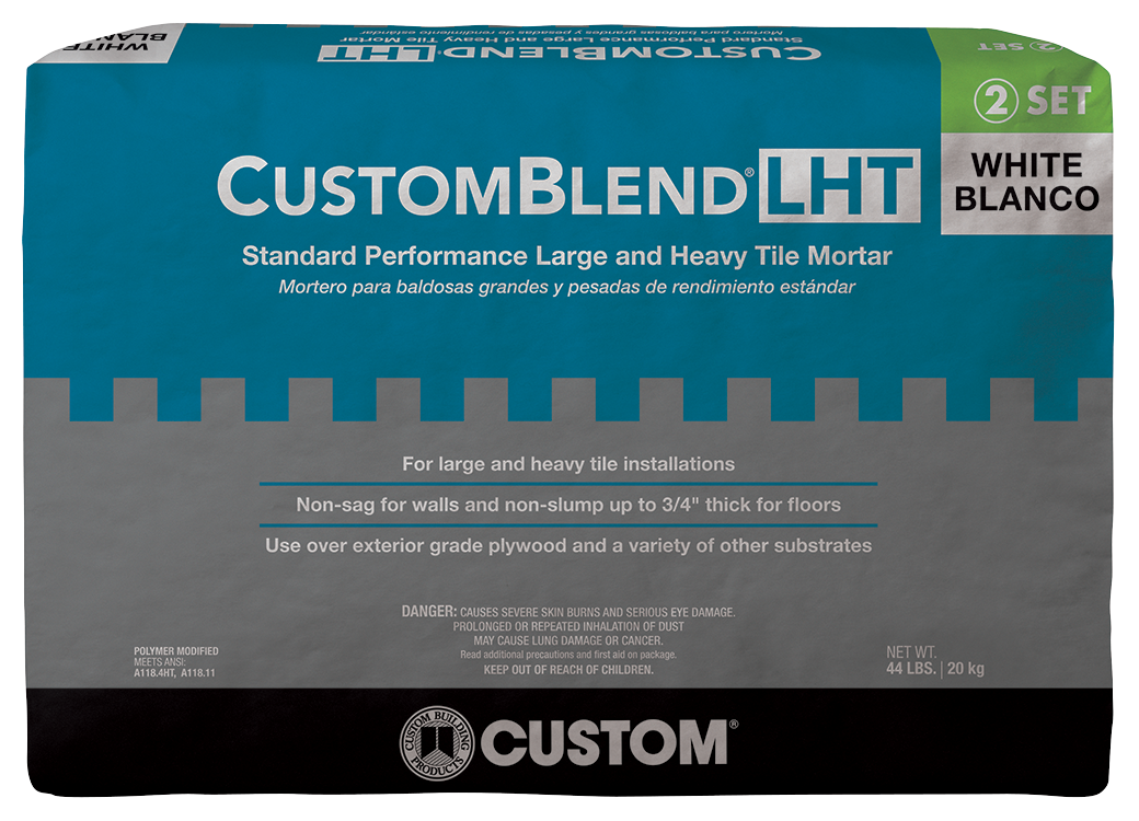 CustomBlend® LHT Large & Heavy Tile Mortar