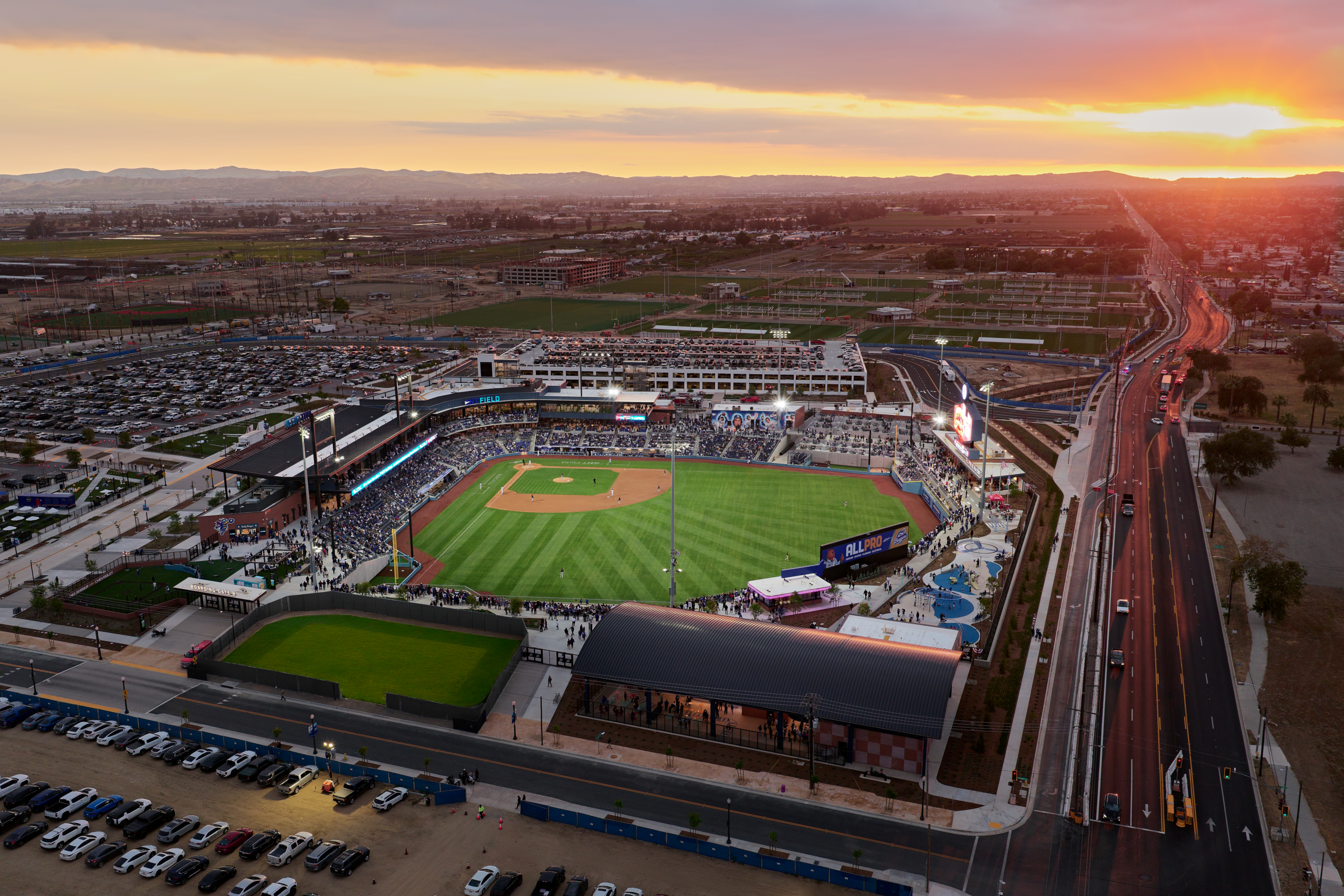 Building a New Home for Minor League Baseball in Ontario, California with CUSTOM