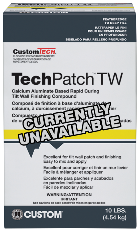 CustomTech TechPatch – TW Tilt Wall Finishing Compound